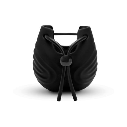 Me You Us Silicone Ball Bag with Built-in Vibrator – Black