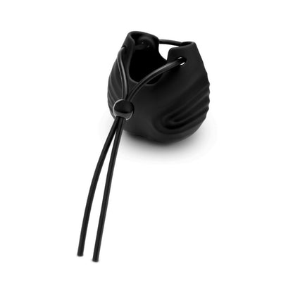 Me You Us Silicone Ball Bag with Built-in Vibrator – Black