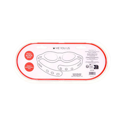 Me You Us Silicone Full Blindfold – Black