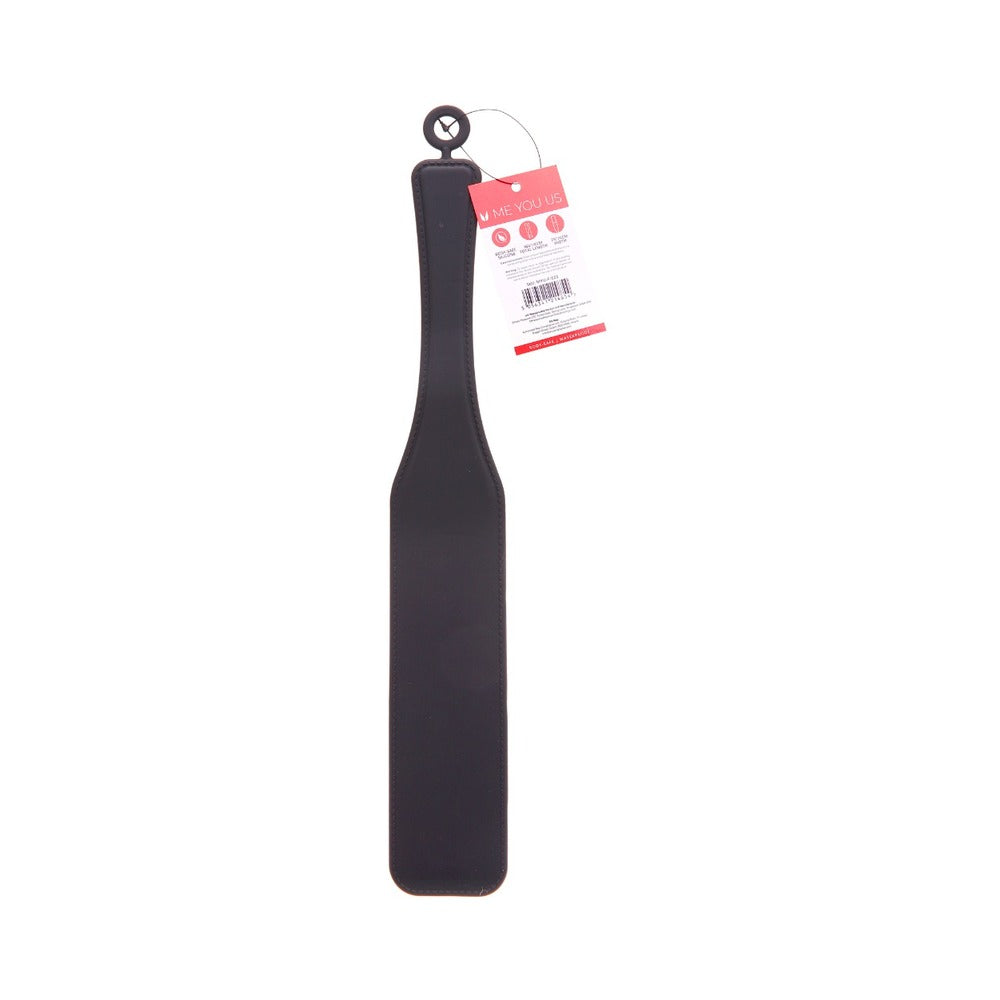 Me You Us Silicone Paddle – Black – Body-Safe Impact