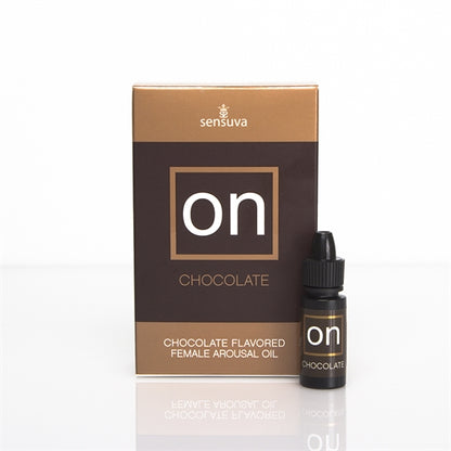 Sensuva ON CHOCOLATE Arousal Oil – Chocolate Flavor – 0.17 Fl. Oz.