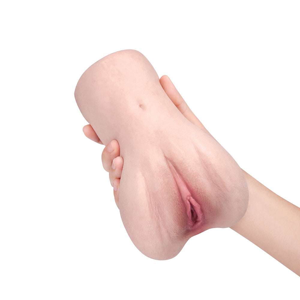 Me You Us Stroker 2-Hole Male Masturbator – Vanilla