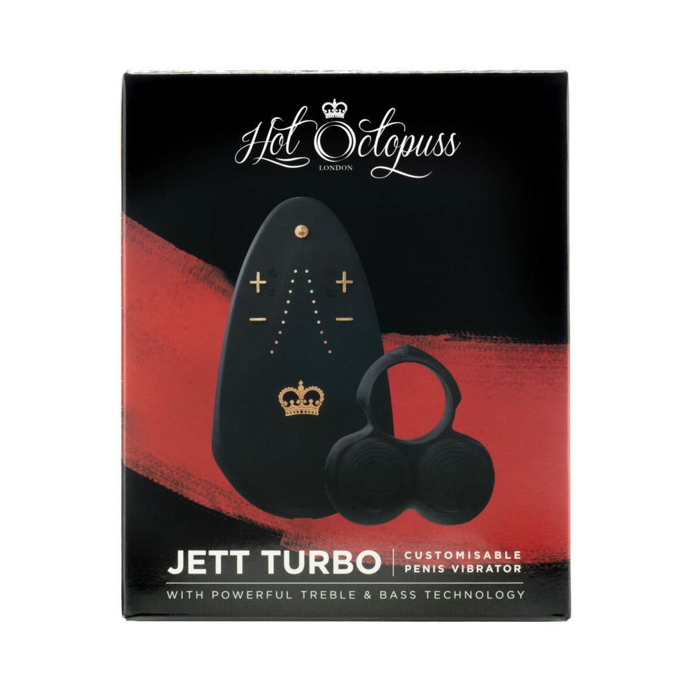 Hot Octopuss Jett Turbo – Black Vibrating Device