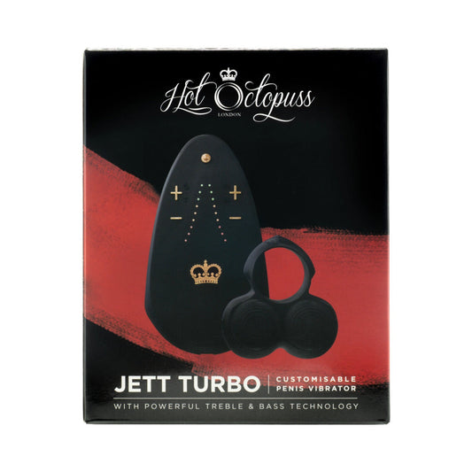 Hot Octopuss Jett Turbo – Black Vibrating Device