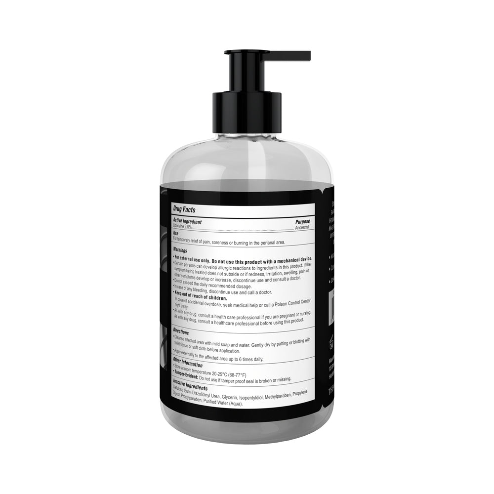 Master Series Fisting Lubricant 16 oz – Water-Based with 2% Lidocaine – Clear