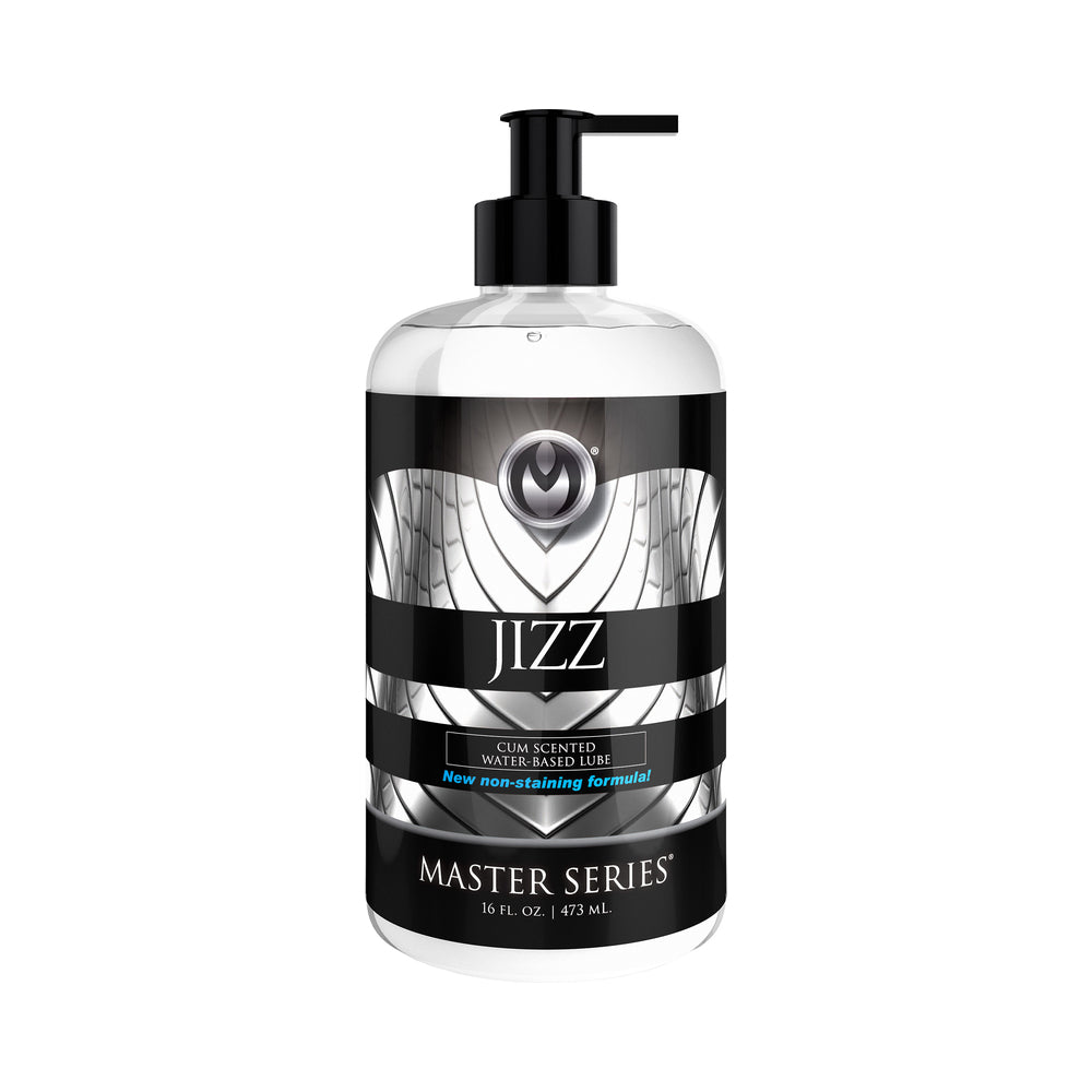 Master Series Jizz Cum-Scented Water-Based Lube – 16 oz – White