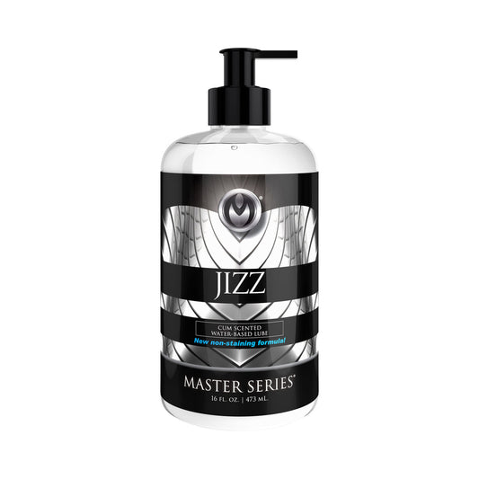Master Series Jizz Cum-Scented Water-Based Lube – 16 oz – White