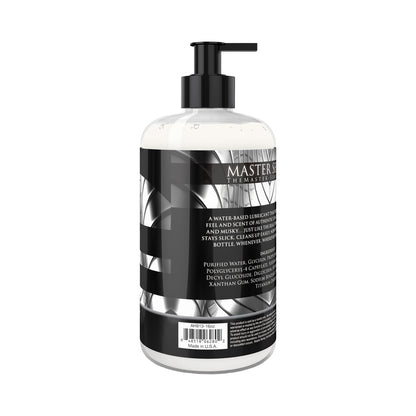 Master Series Jizz Cum-Scented Water-Based Lube – 16 oz – White