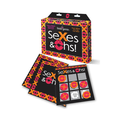 Little Genie Sexes and Oohs Sexy Tic Tac Toe Scratch-Off Game – Multi-Color