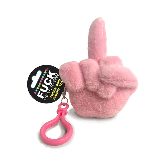 Little Genie Fucks To Give Twirly Bird Plushie – Light Pink