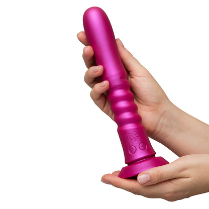 ROMP Jiggle Thrusting Vibrator with Suction Cup – Cosmic Pink