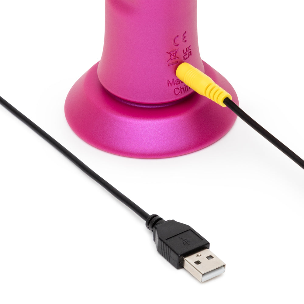 ROMP Jiggle Thrusting Vibrator with Suction Cup – Cosmic Pink