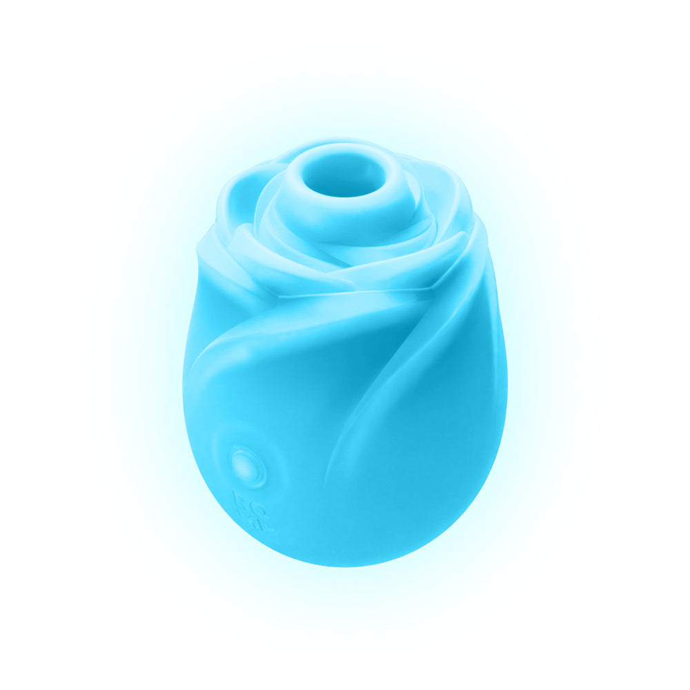 Romp Glow Rose Glow Vibrator with Pleasure Air Technology – Teal