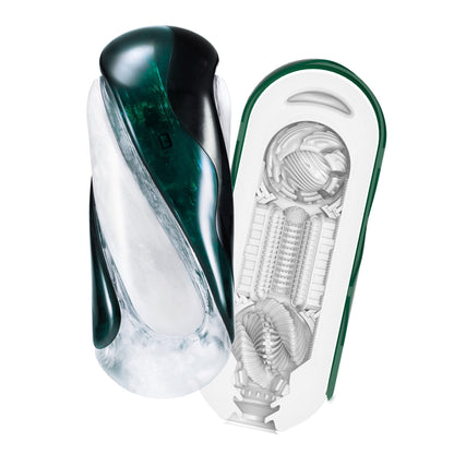 TENGA FLIP 360 Aurora Green Stroker – 360° Pressure Pads, Green
