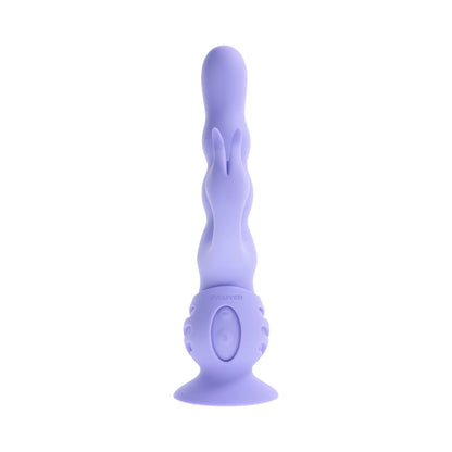 Evolved Wiggly Bunny Purple - Vibrating Rabbit with Suction Cup Base