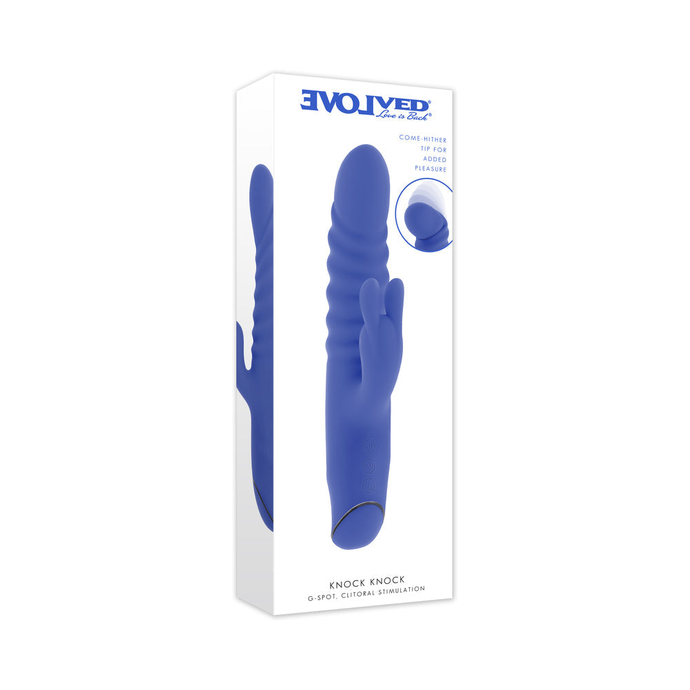 Evolved Knock Knock Vibrating Rabbit – Blue