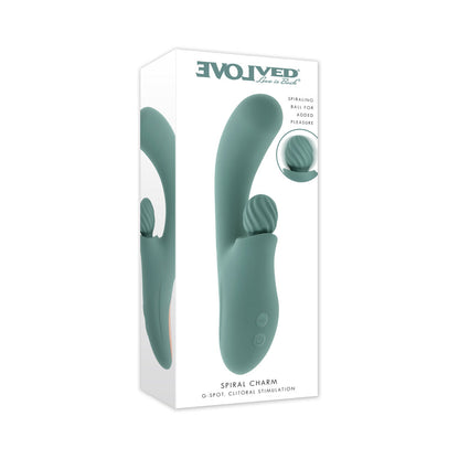 Evolved Spiral Charm Clitoral Stimulator – Green