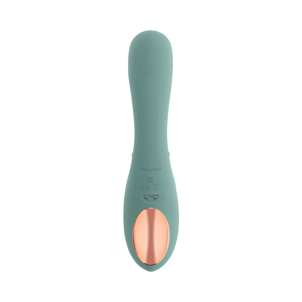 Evolved Spiral Charm Clitoral Stimulator – Green