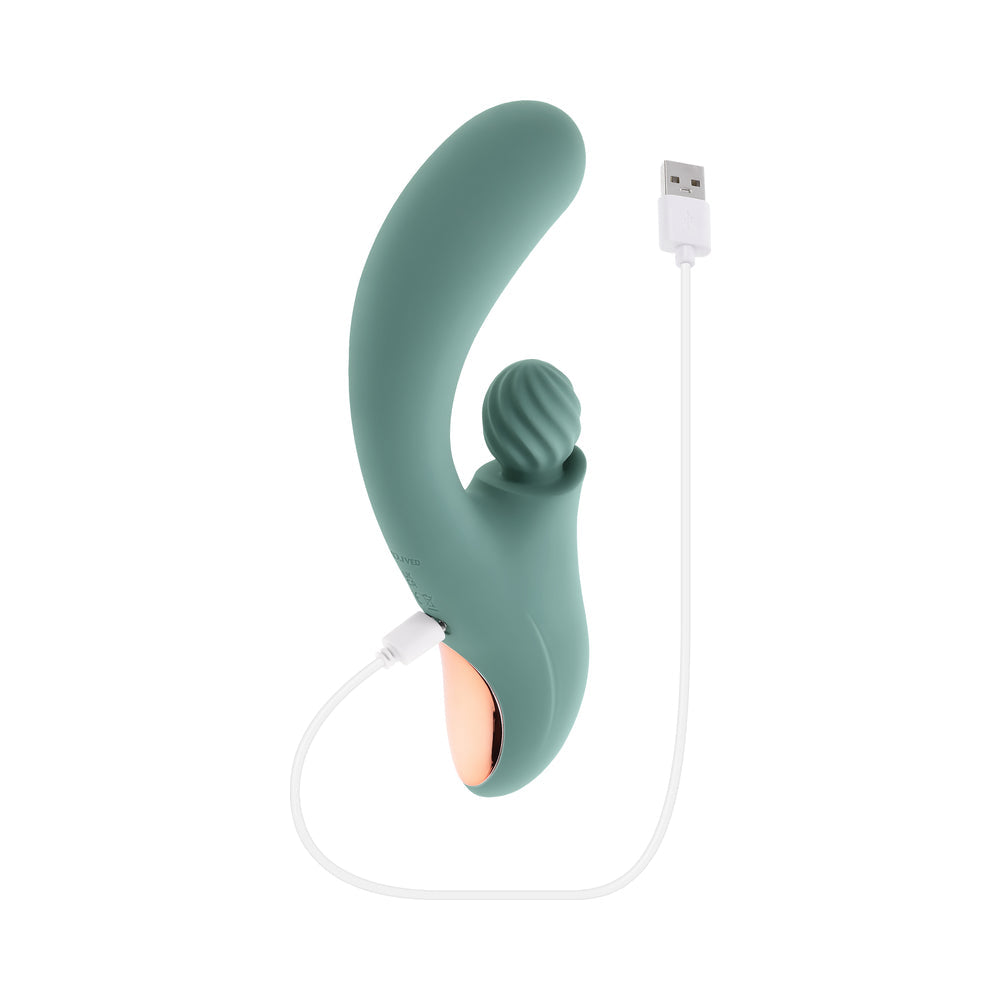 Evolved Spiral Charm Clitoral Stimulator – Green