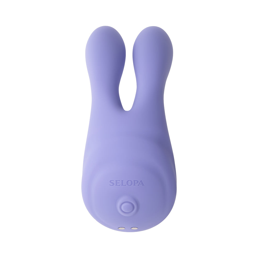 Selopa Handsy Purple Textured Palm Vibe with Vibrating Fingers