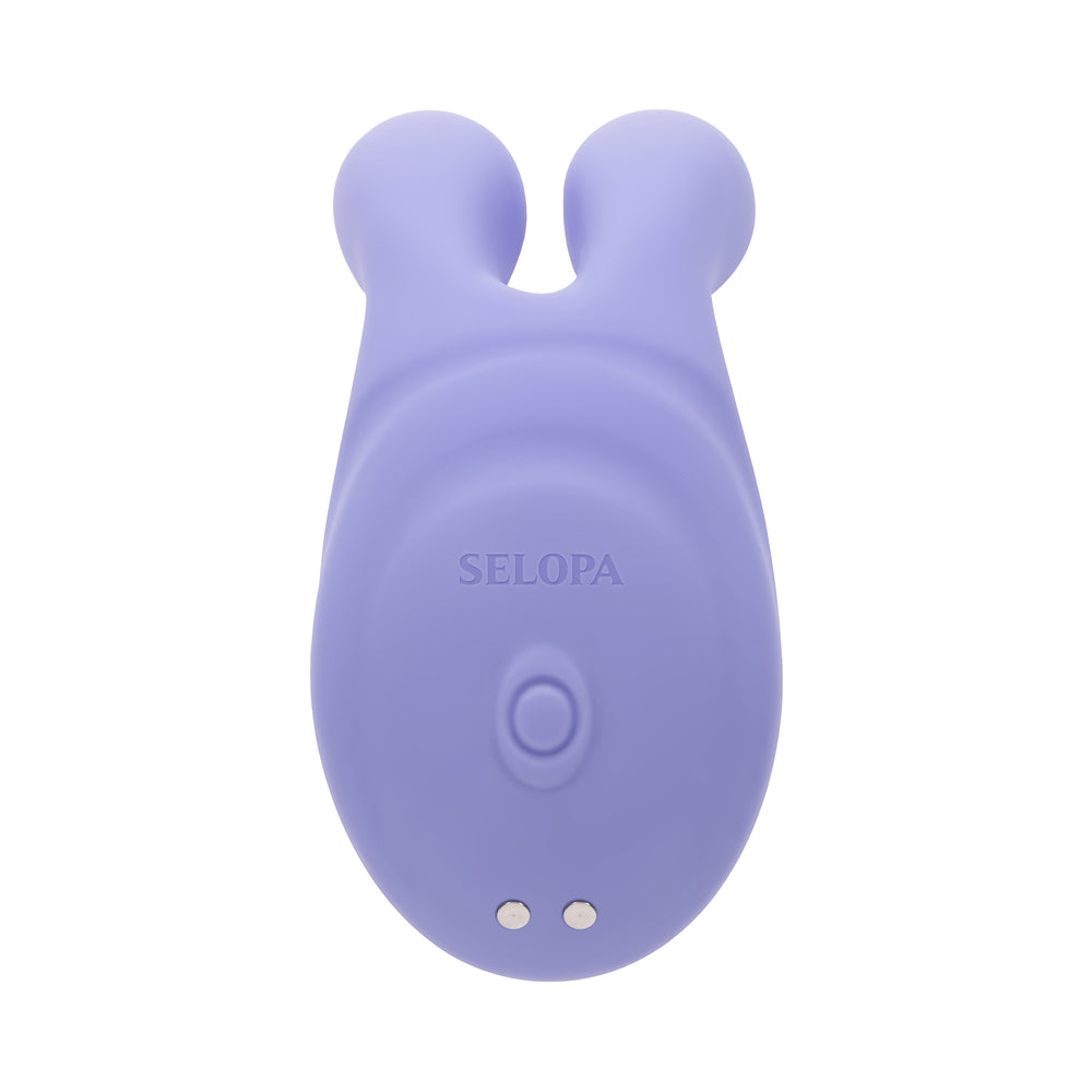 Selopa Handsy Purple Textured Palm Vibe with Vibrating Fingers
