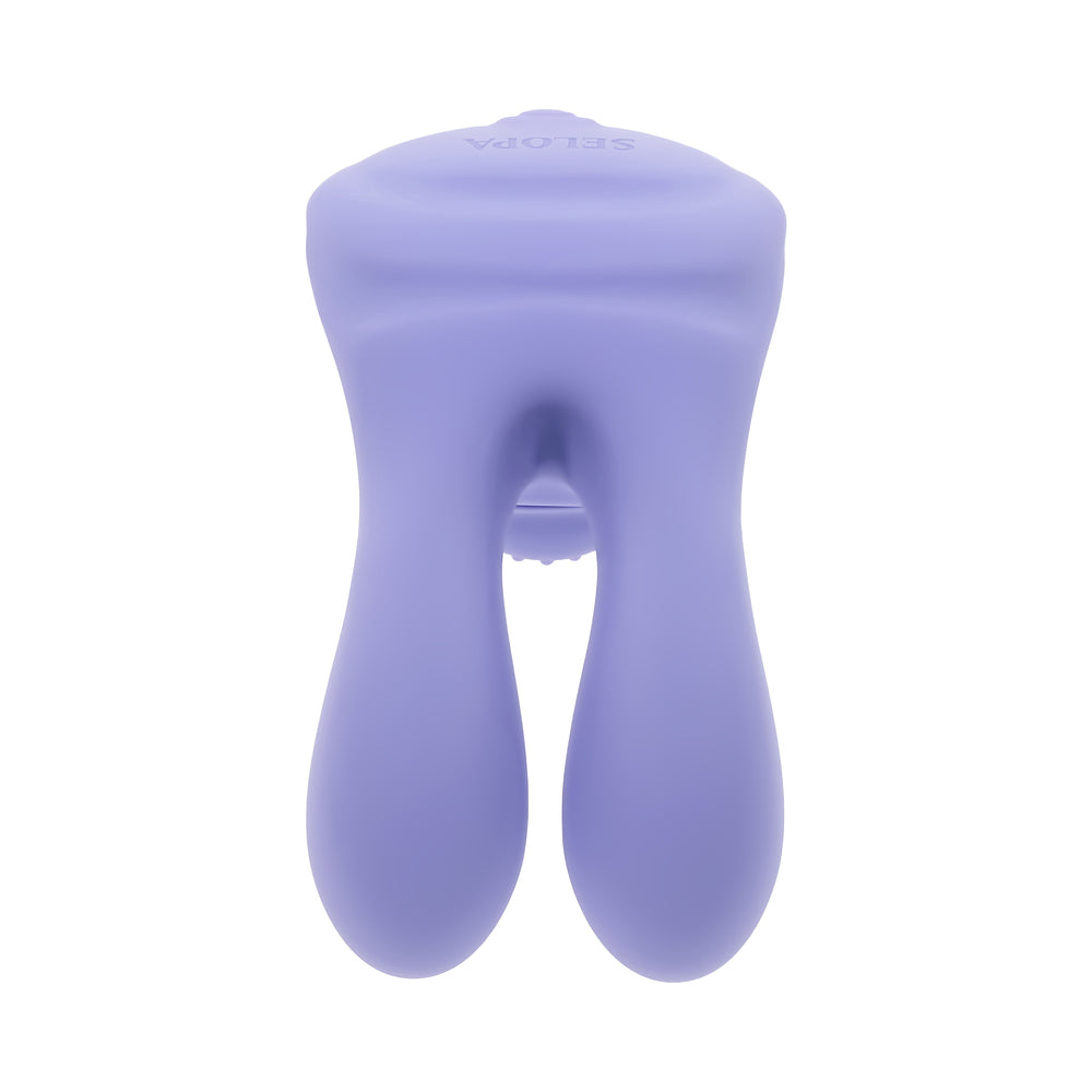 Selopa Handsy Purple Textured Palm Vibe with Vibrating Fingers
