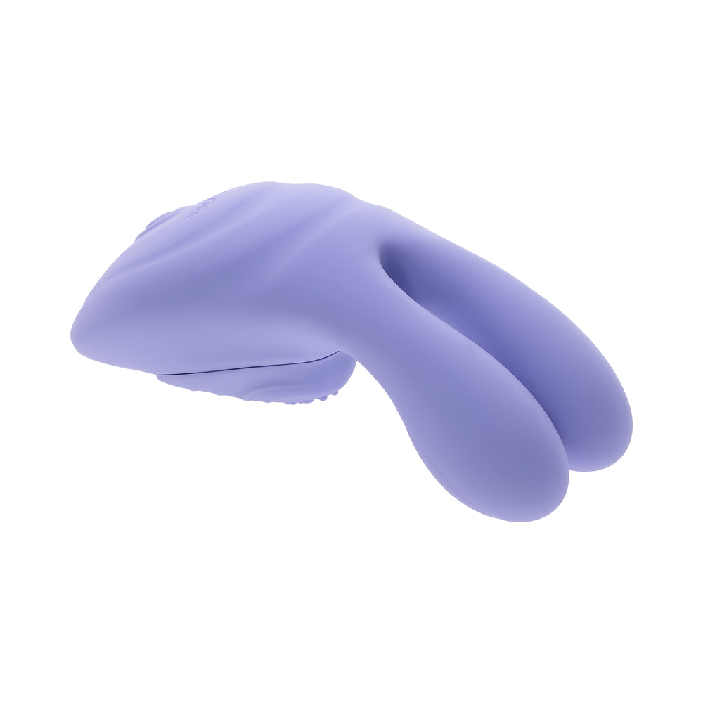 Selopa Handsy Purple Textured Palm Vibe with Vibrating Fingers