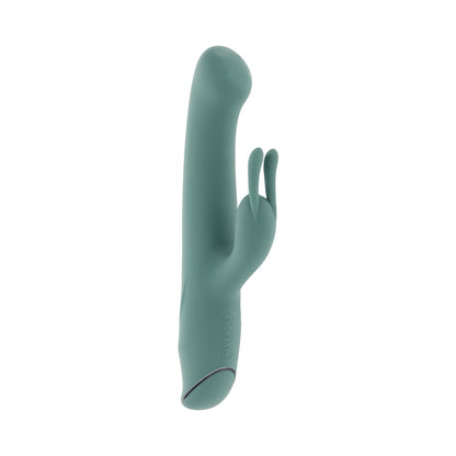 Evolved Satin Swirl Mint G-Spot Vibrator with Swirling Beads – Green