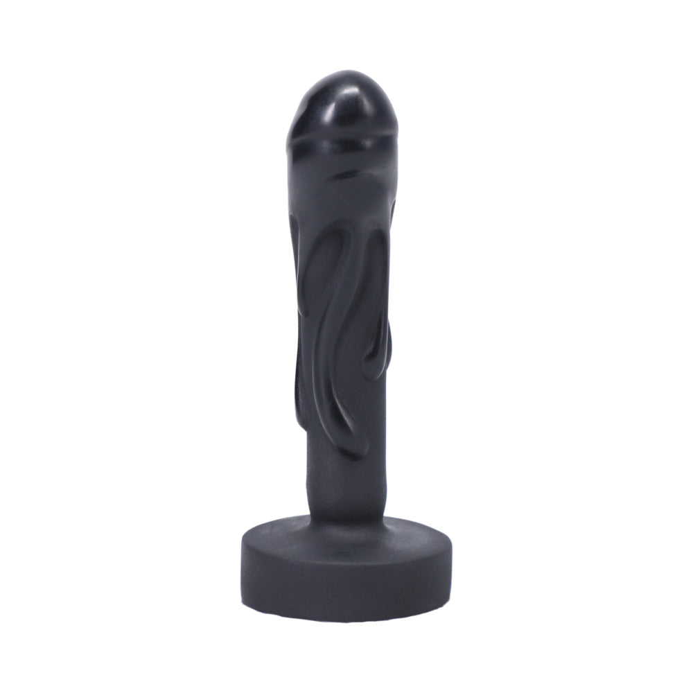 Tantus Mini Magma Silicone Dildo for G-Spot and P-Spot Stimulation - Black