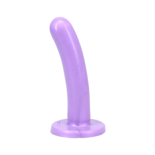 Tantus Silk Medium Dildo – Lavender – Silky Finish, Harness Compatible