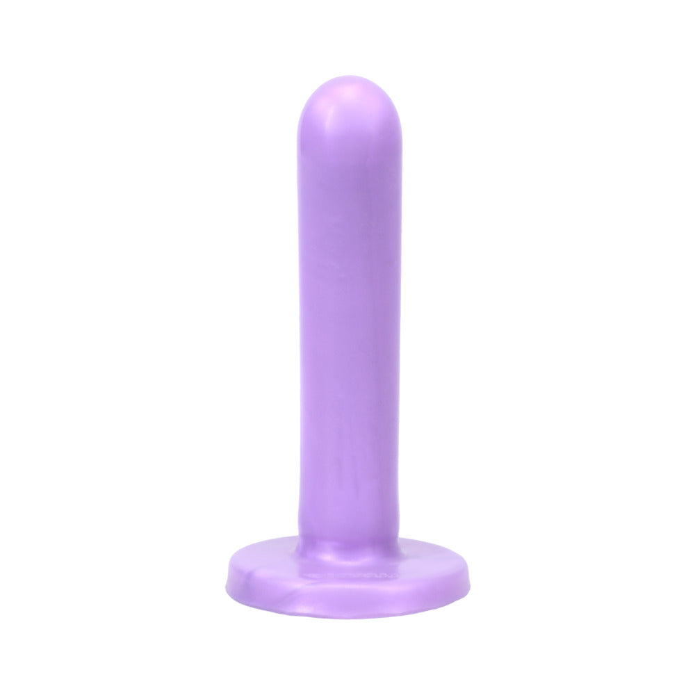 Tantus Silk Medium Dildo – Lavender – Silky Finish, Harness Compatible