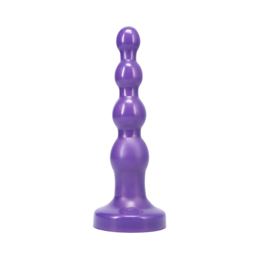 Tantus Ripple Large Dildo – Purple – Intermediate Anal Beads and Dildo Combination