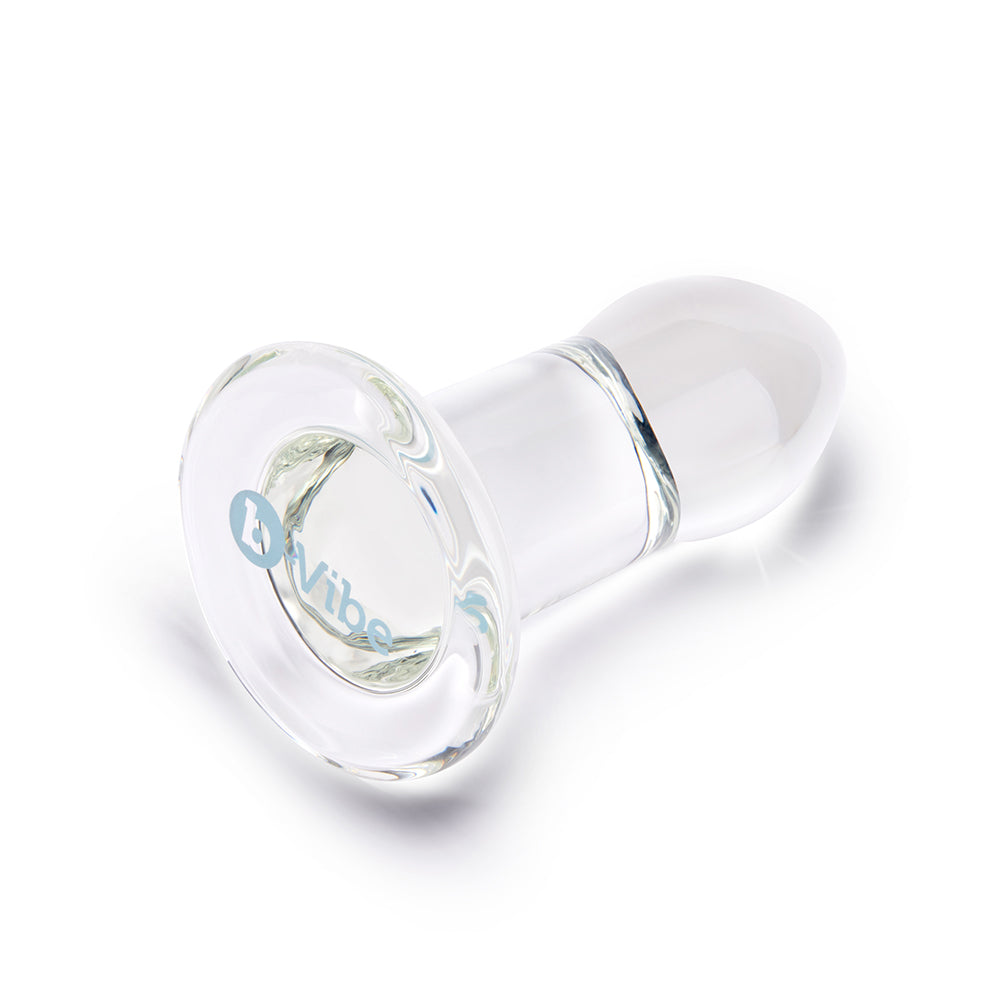 b-Vibe Advanced 7.5 in. Glass Anal Dilator - Clear