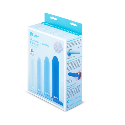 b-Vibe Silicone Anal Training Dilator Set – Assorted Colors