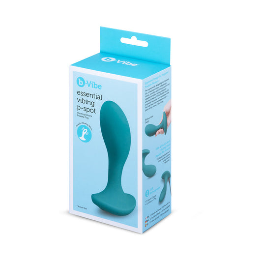 b-Vibe Essential Vibing P-Spot Plug – Teal