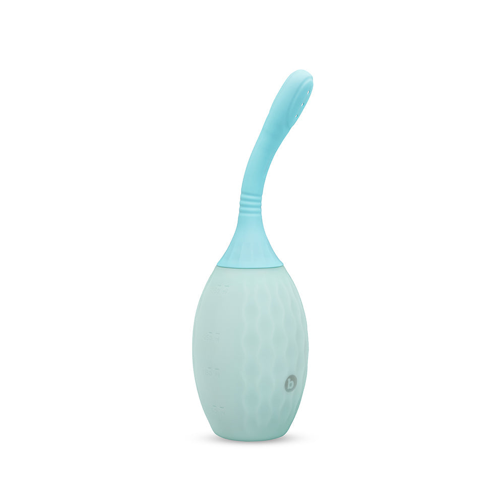 b-Vibe Silicone Flexflow Douche – Blue – Effective Deep Cleaning and Comfort