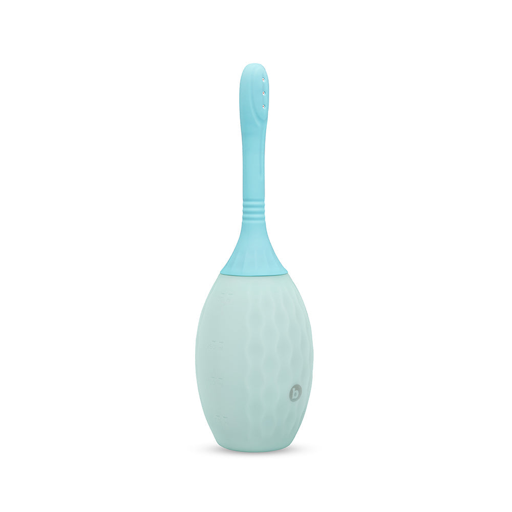 b-Vibe Silicone Flexflow Douche – Blue – Effective Deep Cleaning and Comfort