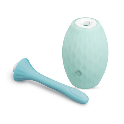 b-Vibe Silicone Flexflow Douche – Blue – Effective Deep Cleaning and Comfort