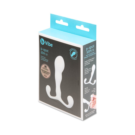 b-Vibe P-Spot Slim X Prostate Massager – White