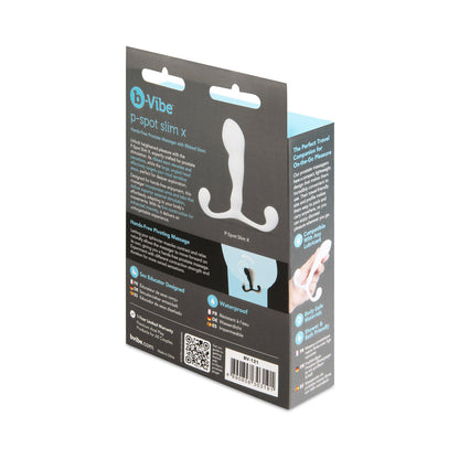 b-Vibe P-Spot Slim X Prostate Massager – White