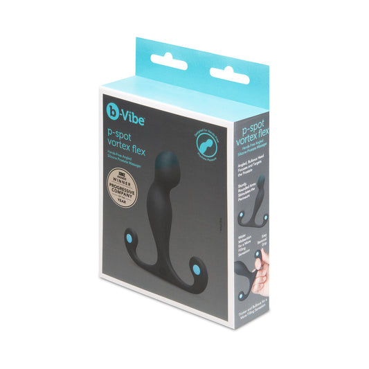 b-Vibe P-Spot Vortex Flex Prostate Massager – Black