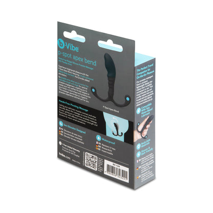 b-Vibe P-Spot Apex Bend Vibrator – Black