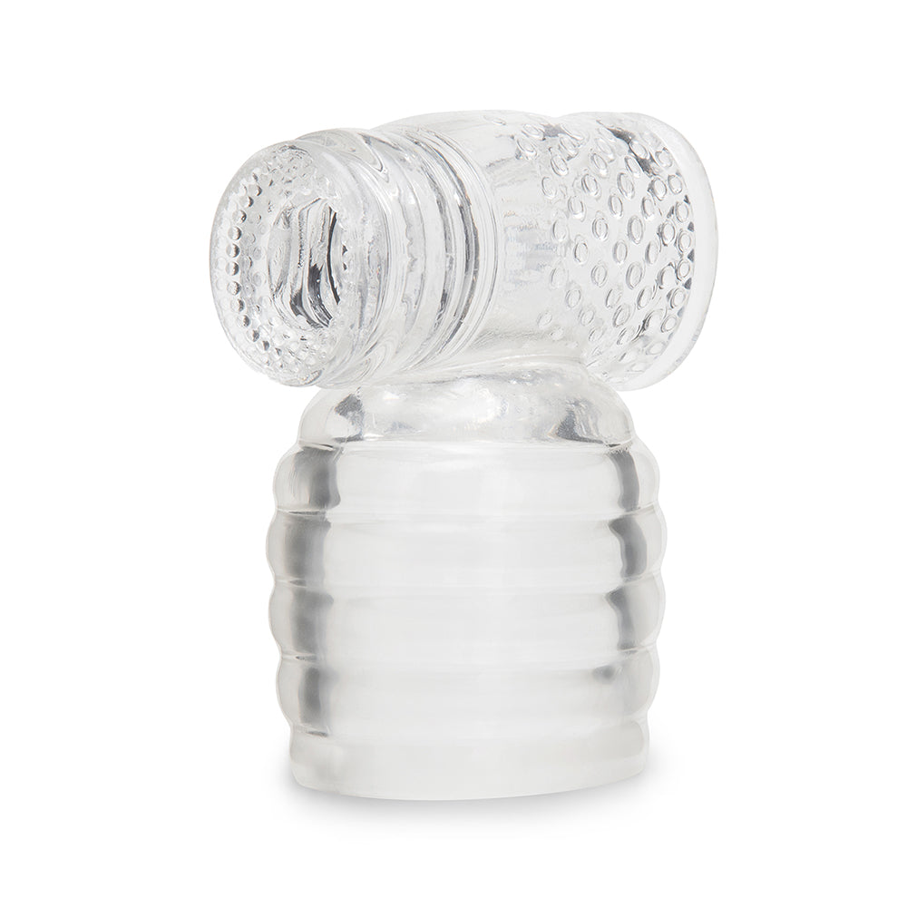 Le Wand Clear Male Masturbator Wand Attachment – Stroker for Wand Massagers