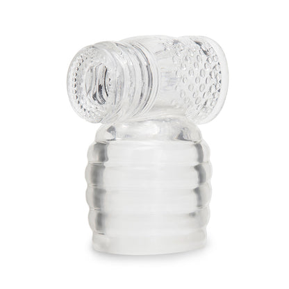 Le Wand Clear Male Masturbator Wand Attachment – Stroker for Wand Massagers
