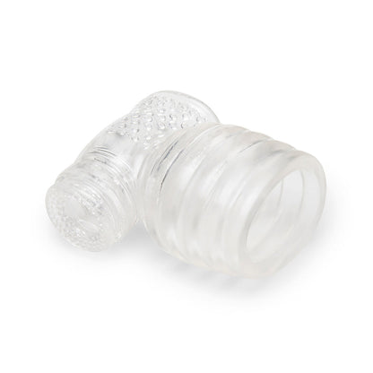 Le Wand Clear Male Masturbator Wand Attachment – Stroker for Wand Massagers