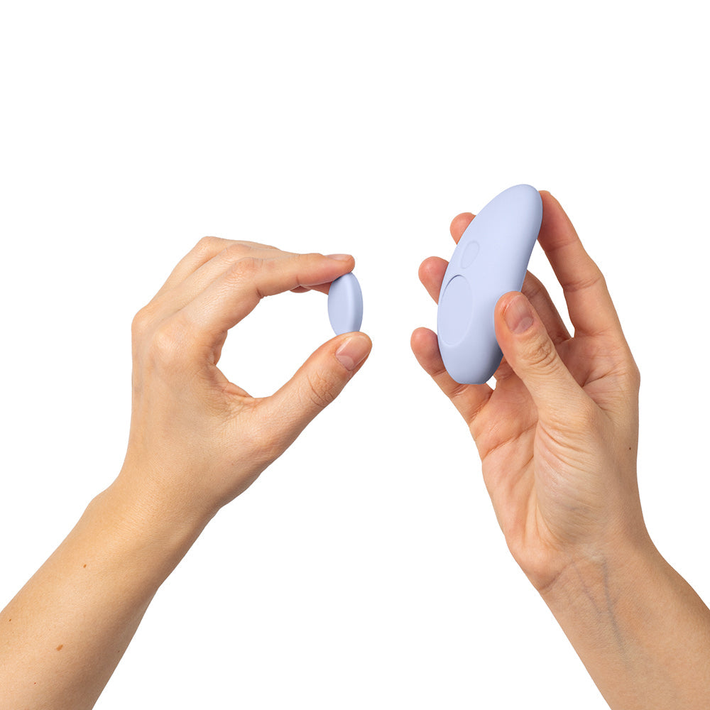 Dame Lay Panty Vibrator with Remote Control - Blue