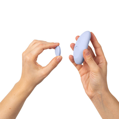 Dame Lay Panty Vibrator with Remote Control - Blue