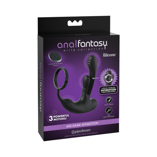 Pipedream Anal Fantasy Elite Ass-Gasm IntiMotion Anal Toy – Black