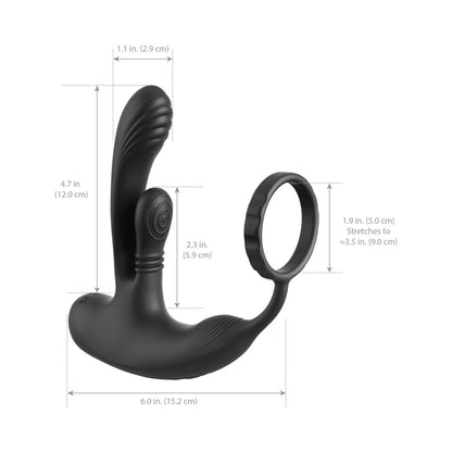Pipedream Anal Fantasy Elite Ass-Gasm IntiMotion Anal Toy – Black