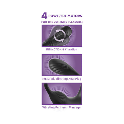 Pipedream Anal Fantasy Elite Ass-Gasm IntiMotion Anal Toy – Black